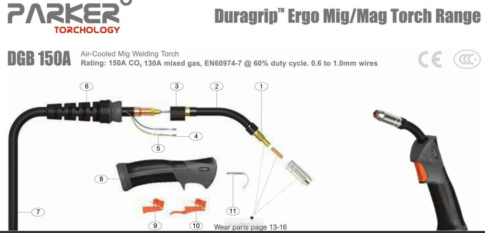 Complete 4M MIG Torch