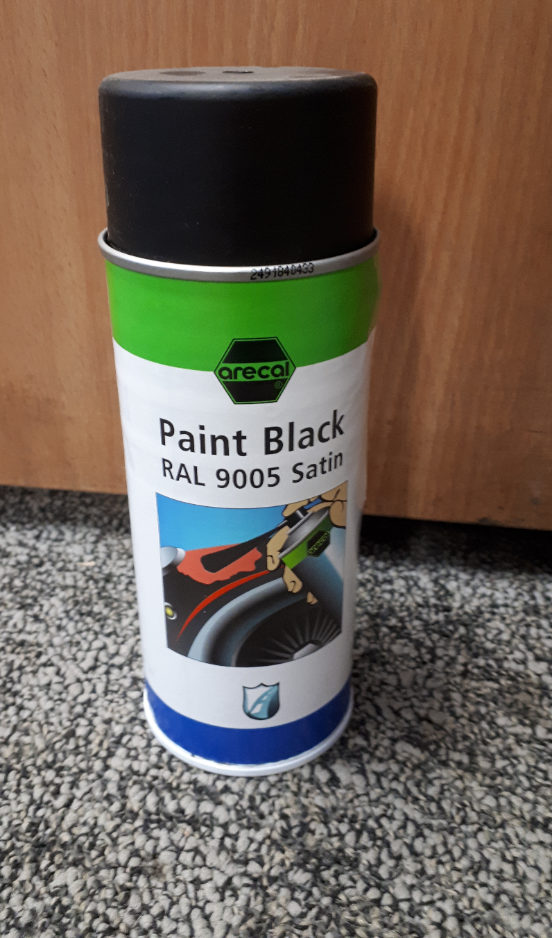 Satin Black Spray Paint- COLLECTION ONLY